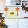 Vianočná dekoračná hviezda drevená