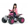 Elektrická štvorkolka PegPerego Corral T-Rex 12V ružová  elektrické autíčko štvorkolka 12V výkon 330W