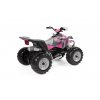 Elektrická štvorkolka PegPerego Polaris Outlaw pink power 12V ružová