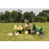 Elektrický traktor PegPerego John Deere Ground Force 12V zelená