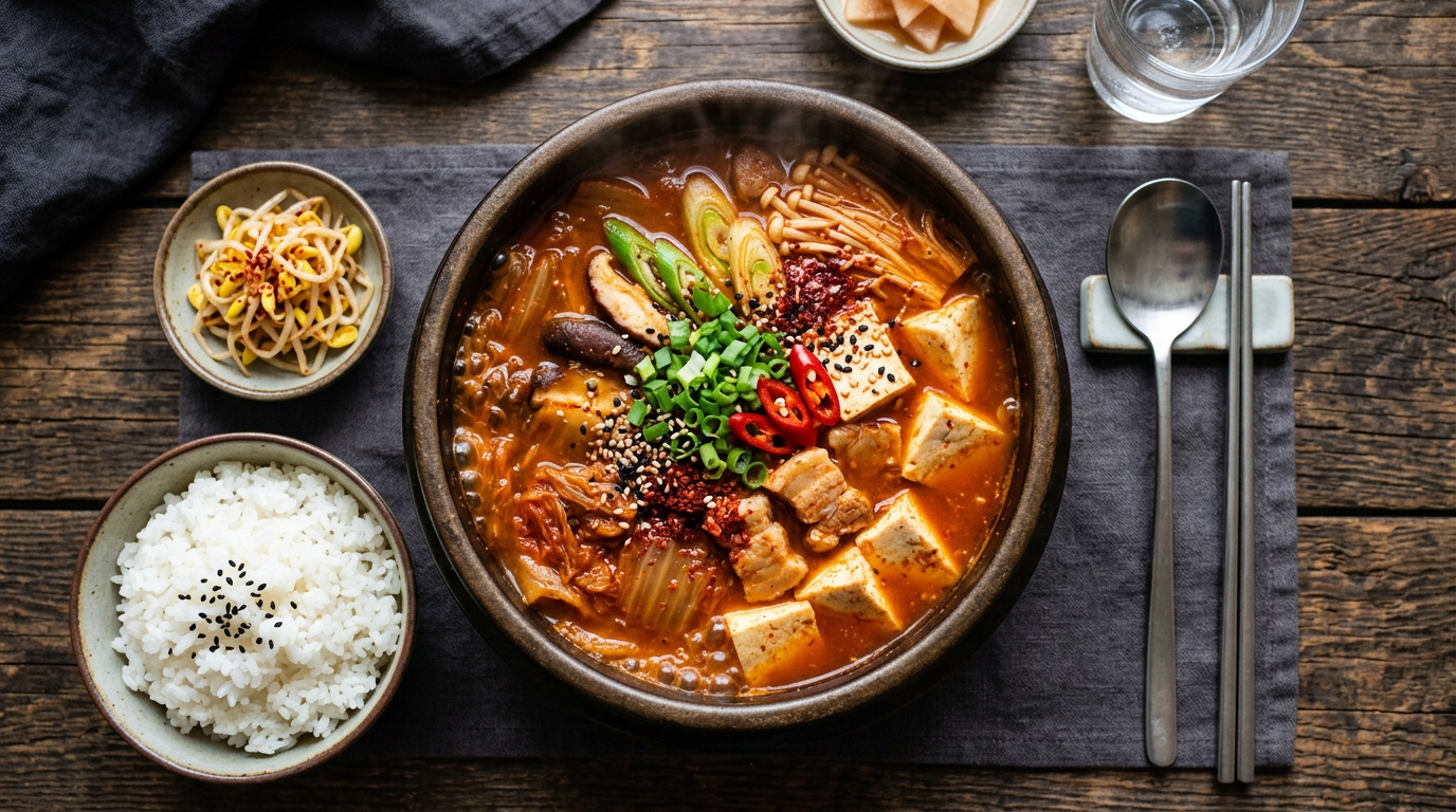 RECEPT | Korejské Kimchi-jjigae