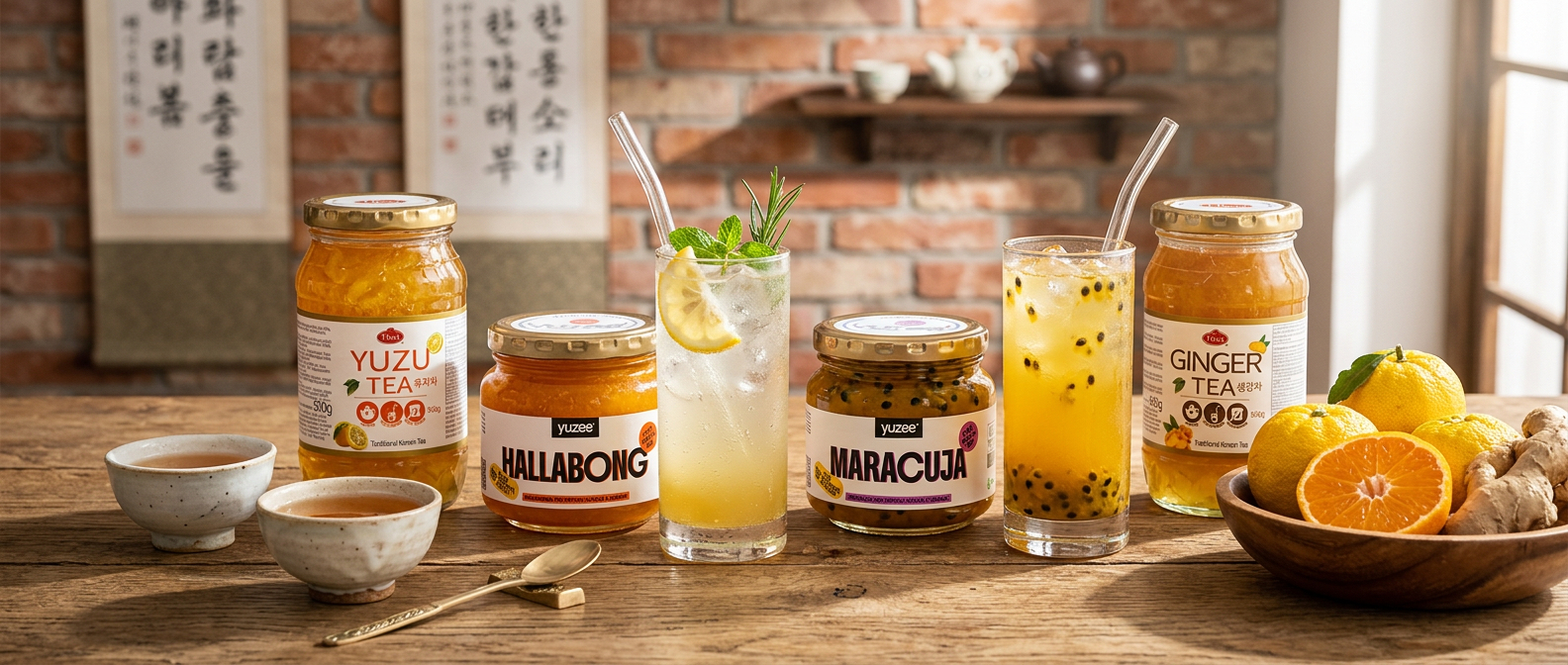 Yuzu čaj a další ovocné speciality z Koreje