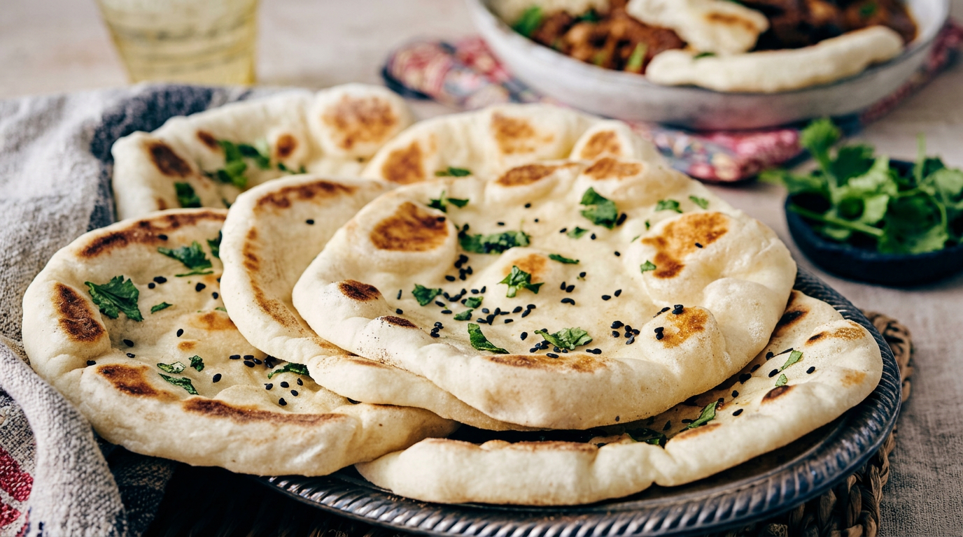 RECEPT | Indický chléb Naan