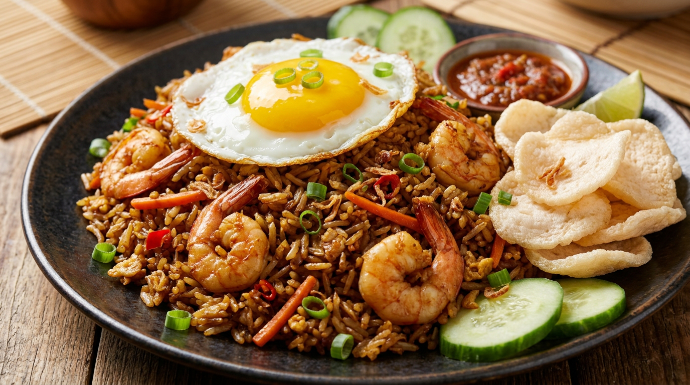 RECEPT | Indonéská smažená rýže Nasi Goreng