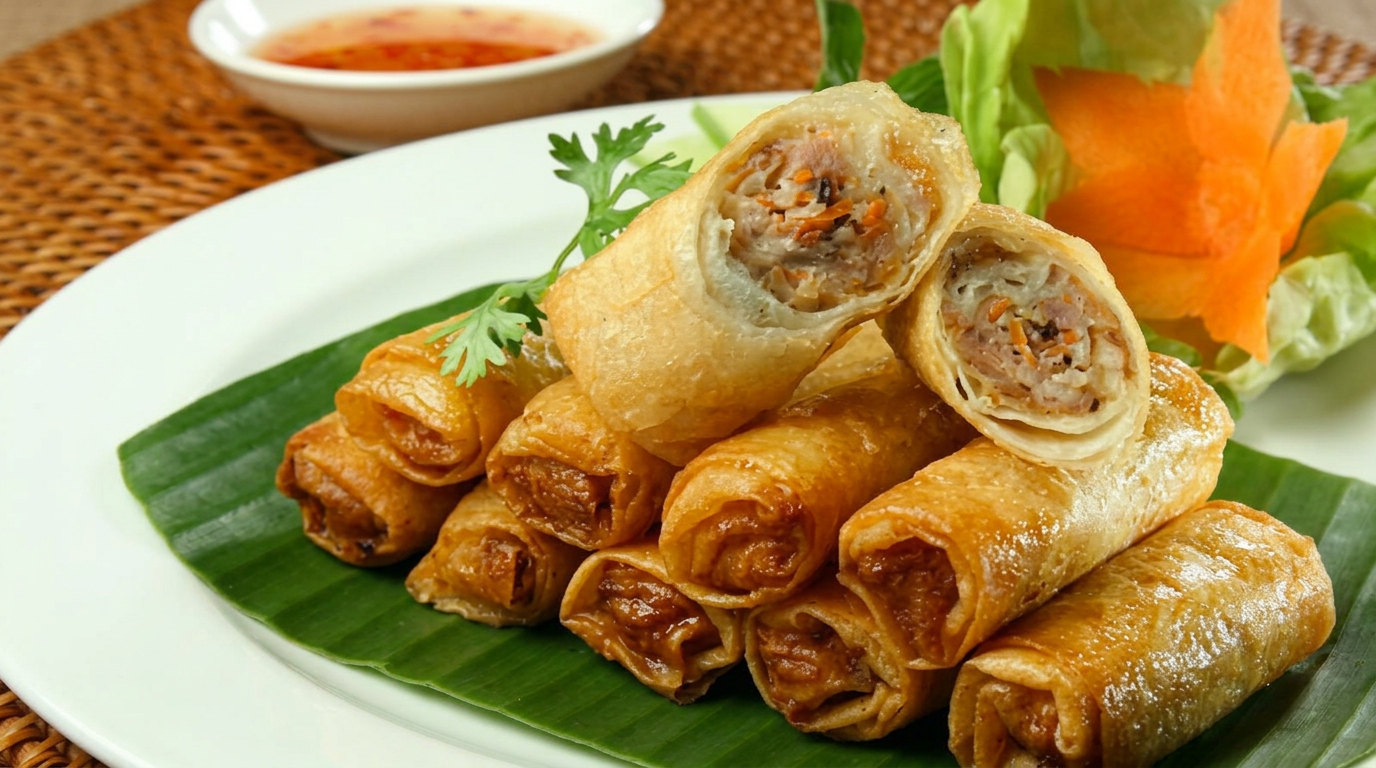 RECEPT | Vietnamské jarní závitky Nem Rán (Chả giò)