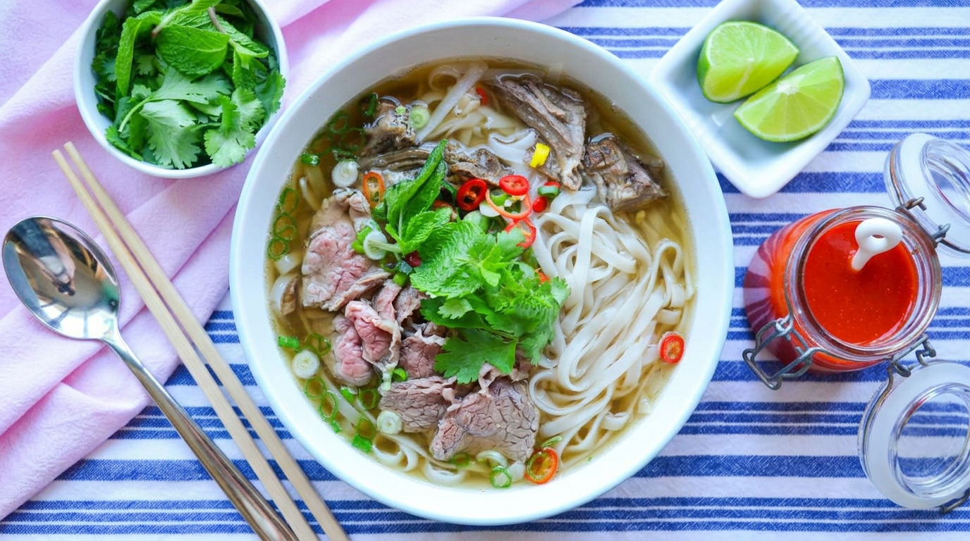 RECEPT | Vietnamská polévka Phở bò