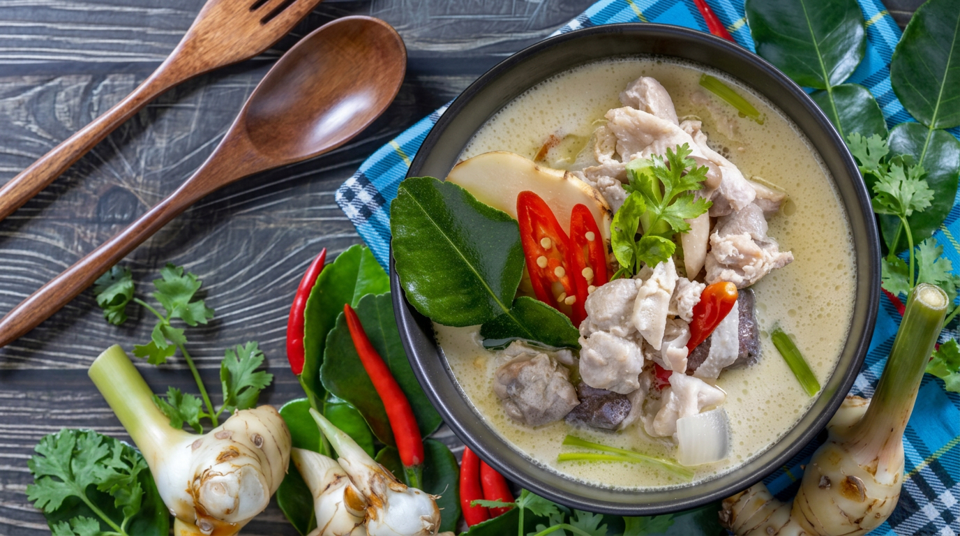 RECEPT | Thajská kuřecí polévka Tom Kha Gai