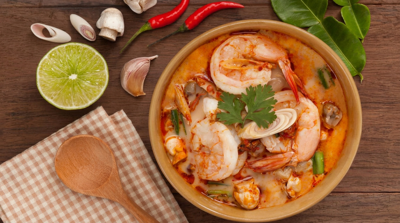 RECEPT | Thajská krevetová polévka Tom Yum Goong