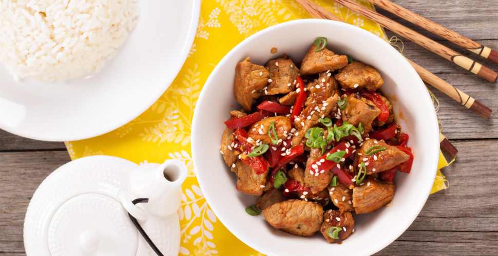 Recept na vepřové nudličky na asijský způsob