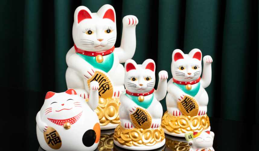 Maneki neko význam barev