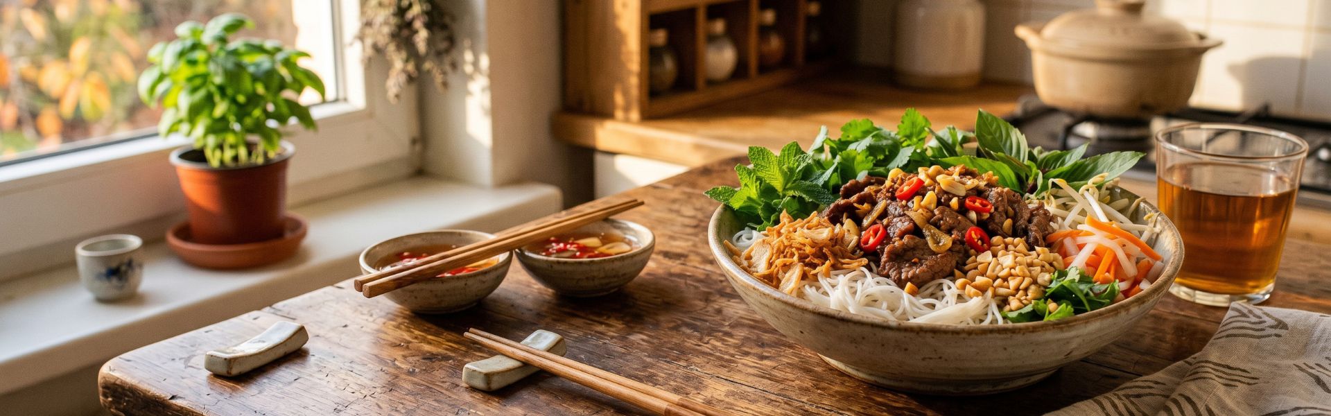 RECEPT | Vietnamský nudlový salát Bún bò Nam Bộ