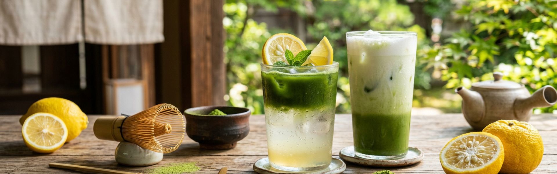 Matcha v létě? Vyzkoušejte osvěžující nápoje z japonského zeleného čaje.
