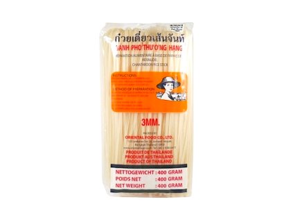 Rýžové nudle "tyčky" 3mm (M) FARMER 400g