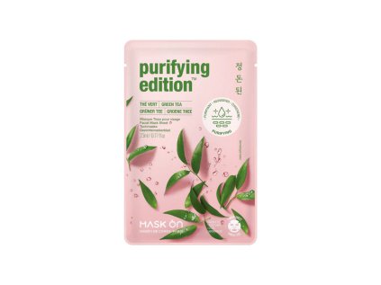 Čistící pleťová maska Zelený čaj