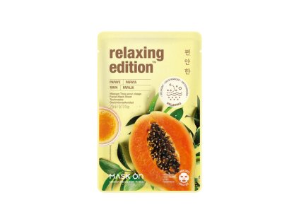 Relaxační pleťová maska Papaya 23ml