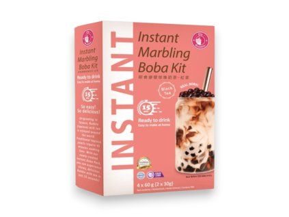 Instantní Marble Bubble Tea - černý čaj 4x60g