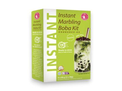 Instantní Marble Bubble Tea - čaj Matcha 4x60g
