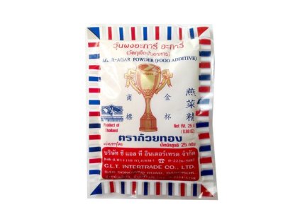 Prášek z mořských řas Agar Agar 25g