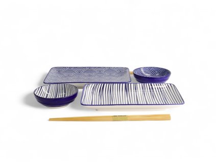 Dárková sada na Sushi Nippon Blue (Lines/Dots)