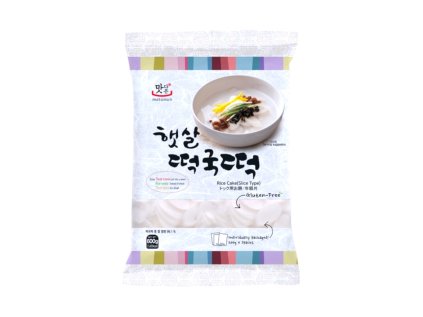 Korejské rýžové plátky Tteokguk Tteok 600g