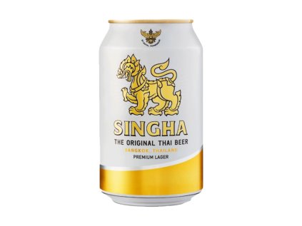 Thajské pivo Singha - plech