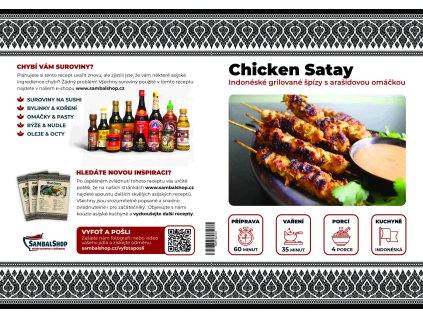 Recept na přípravu Satay