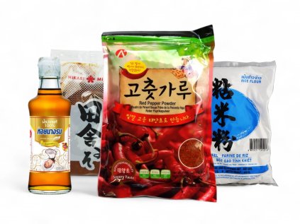 Sada surovin s receptem | Kimchi