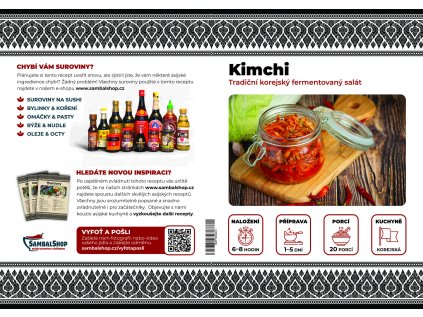Recept na přípravu Kimchi