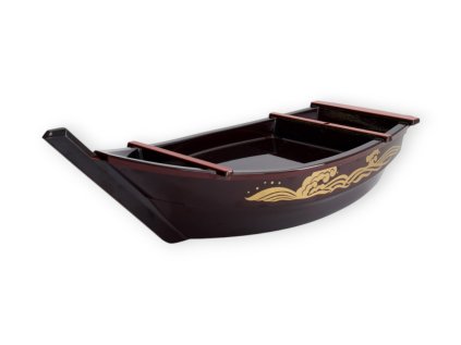 Loď na servírování Sushi Black 46cm