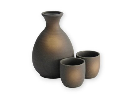 Japonský set na Saké Bizen Buki