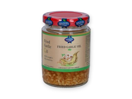 Smažený česnek v oleji