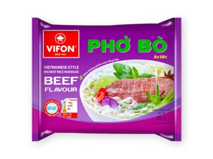 Instantní hovězí polévka s rýžovými nudlemi - Pho Bo 60g