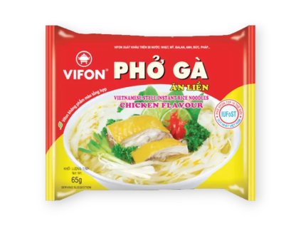 Instantní kuřecí polévka s rýžovými nudlemi - Pho Ga 60g