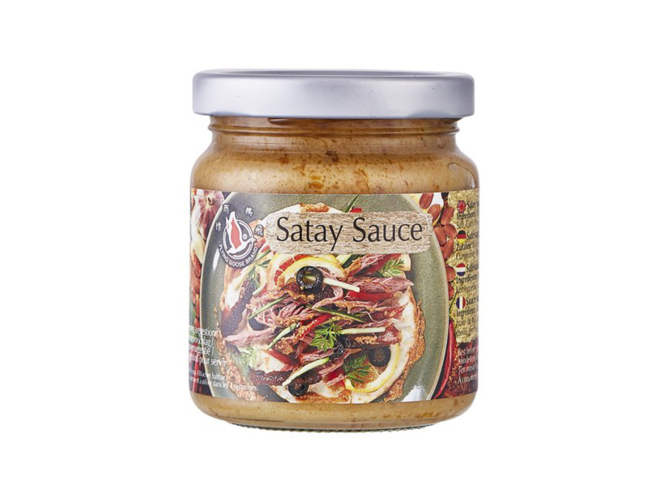 Flying Goose Arašídová omáčka Satay 180g