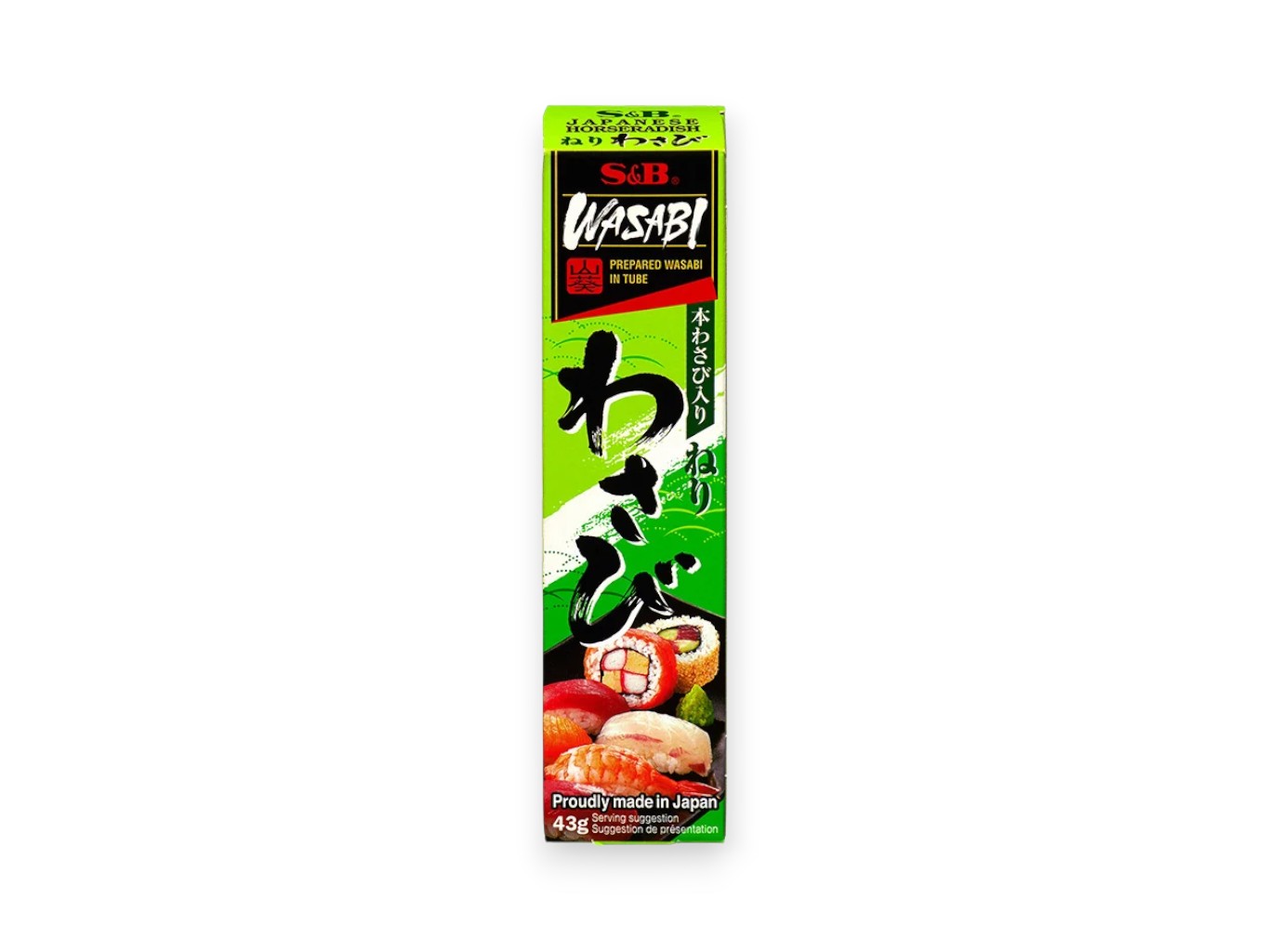 Levně S&B Wasabi Pasta 43g