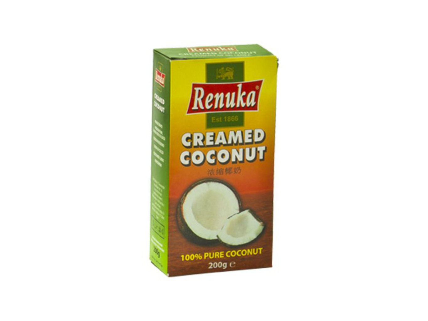Renuka Kokosový krém - blok 200g
