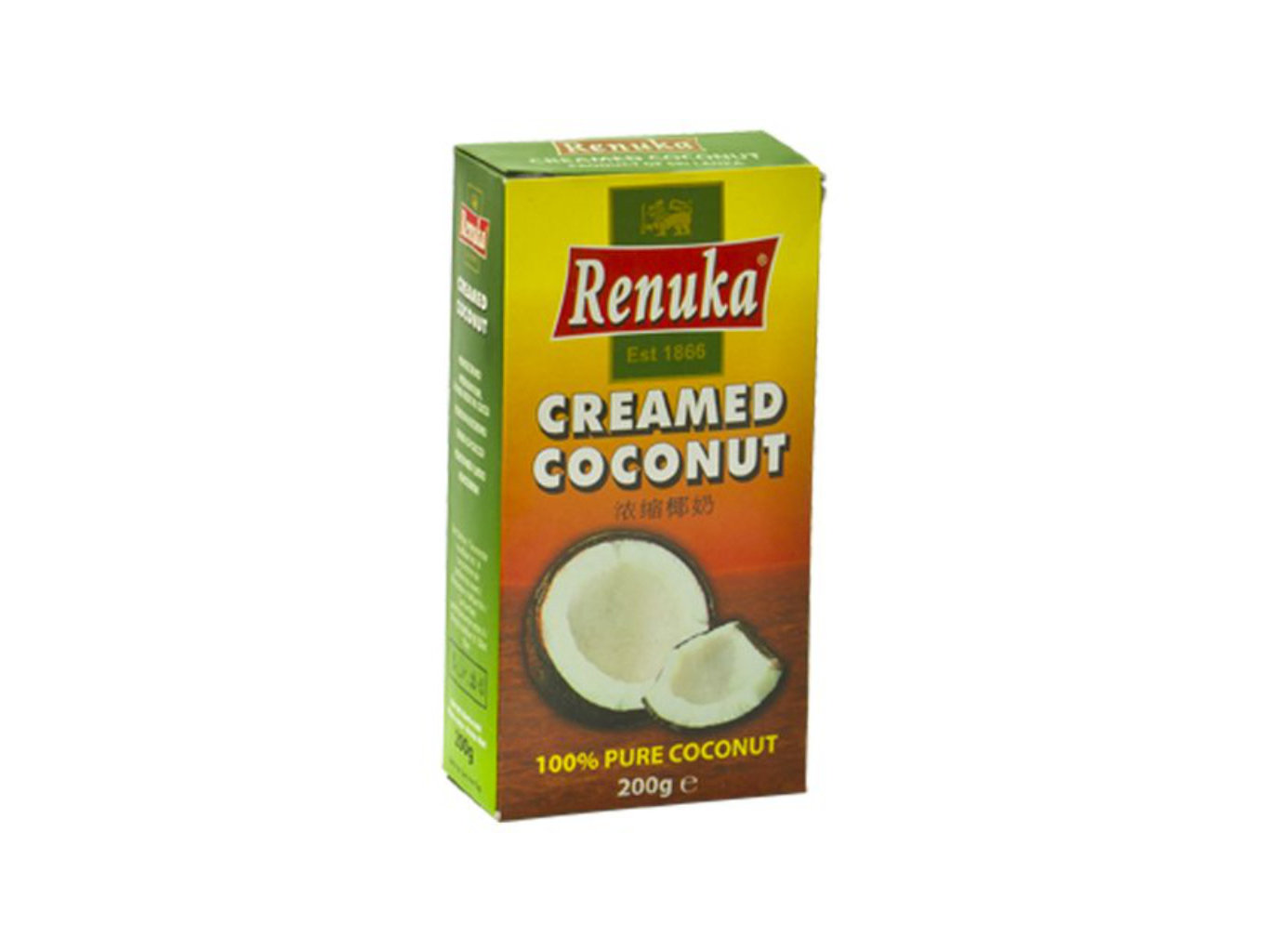 Levně Renuka Kokosový krém - blok 200g