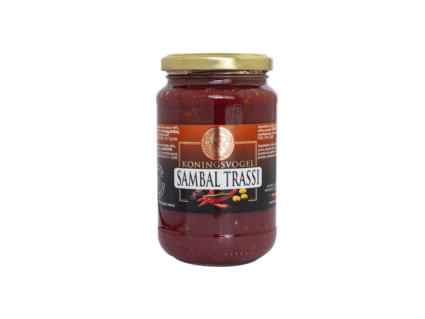 Köningsvogel Sambal Trassi 375g