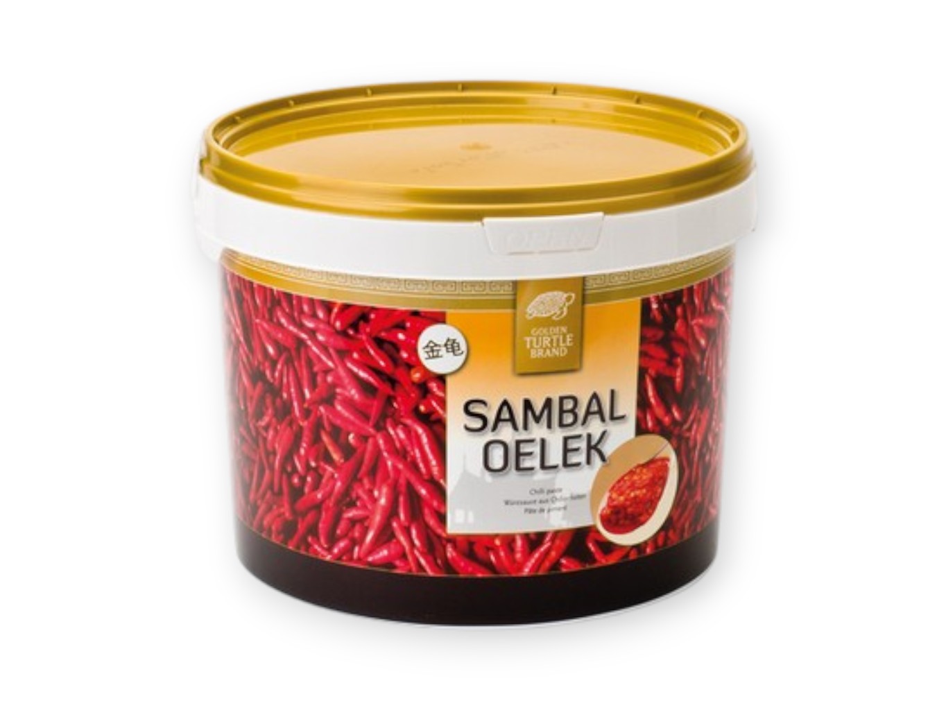 Levně Golden Turtle Sambal Oelek GT 10kg
