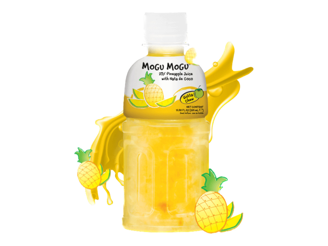 Mogu Mogu Žvýkací nápoj - Ananas 320ml
