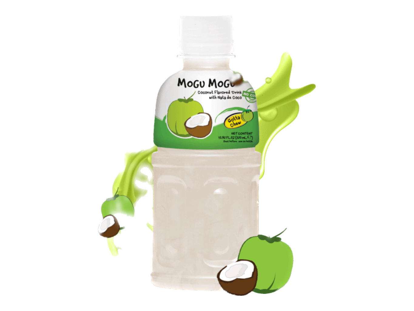 Mogu Mogu Žvýkací nápoj - Kokos 320ml