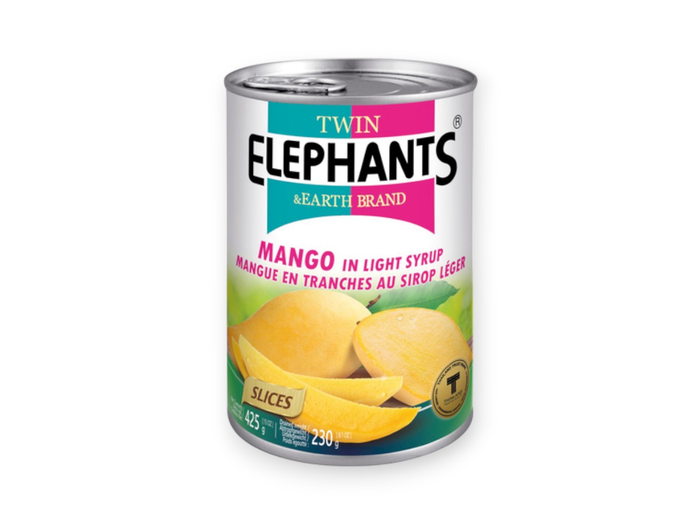 Twin Elephants Mango v sirupu TE 425g