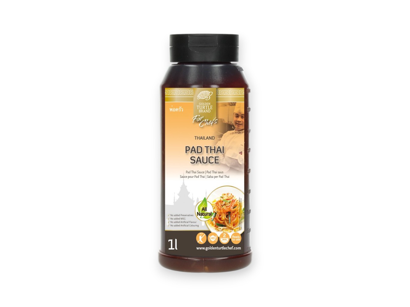 Levně Golden Turtle Chef Omáčka na thajské Pad Thai 1l - Chef's Selection