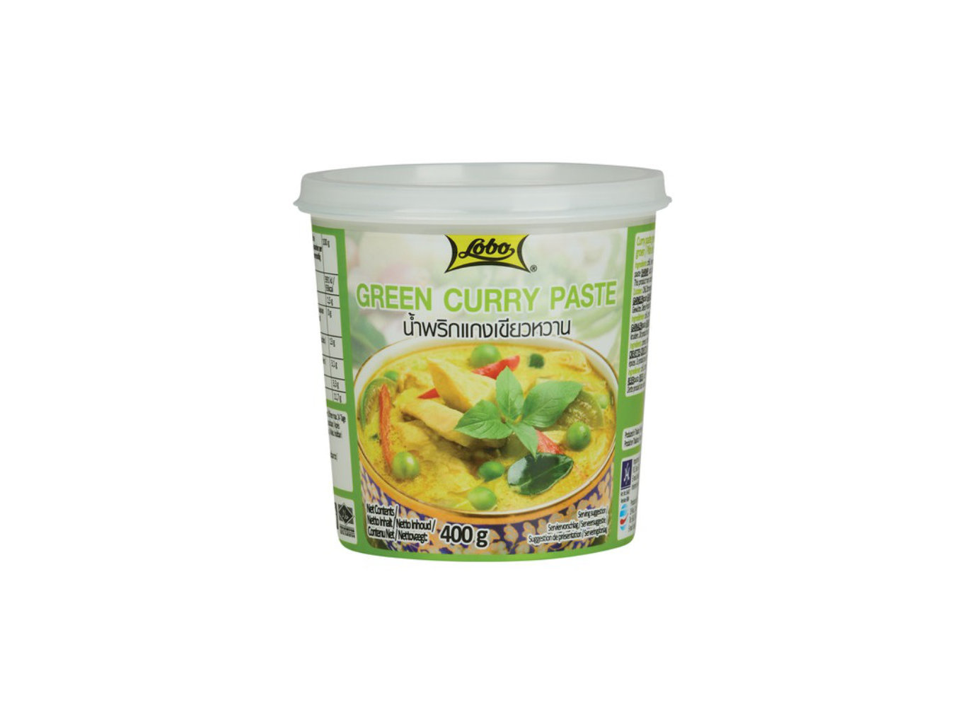Lobo Zelená kari pasta Green Curry 400g