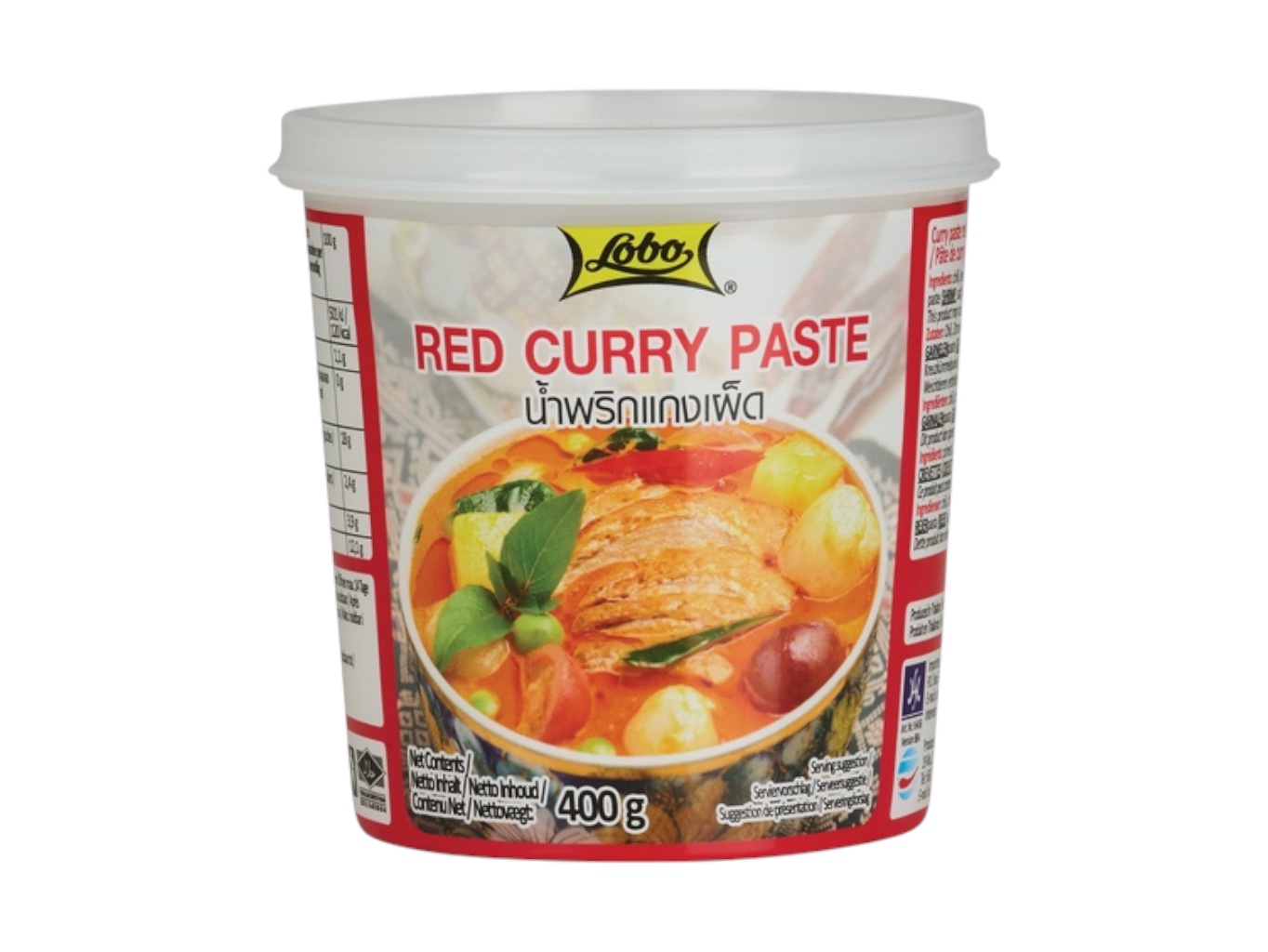Lobo Červená kari pasta Red Curry 400g