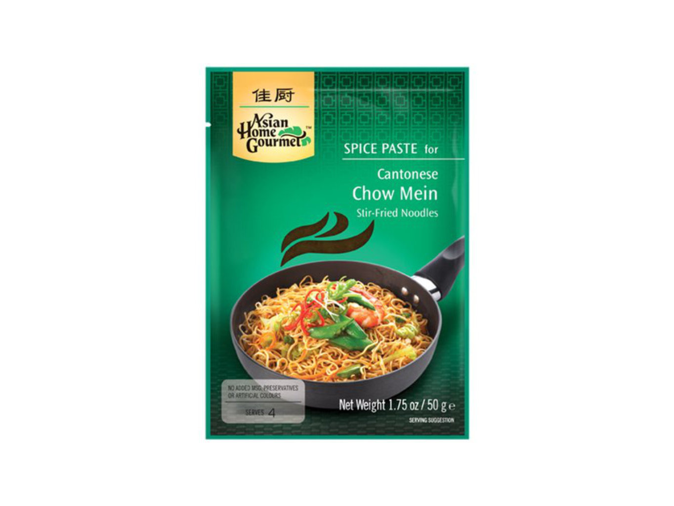 Asian Home Gourmet Pasta na smažené nudle Chow Mein (Čína) 50g