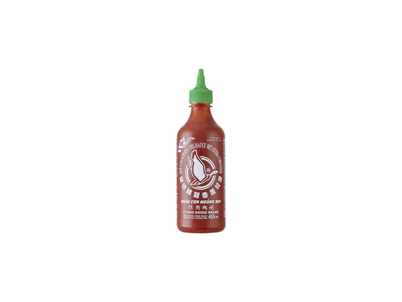 Flying Goose Omáčka Sriracha - Chilli & Koriandr 455ml