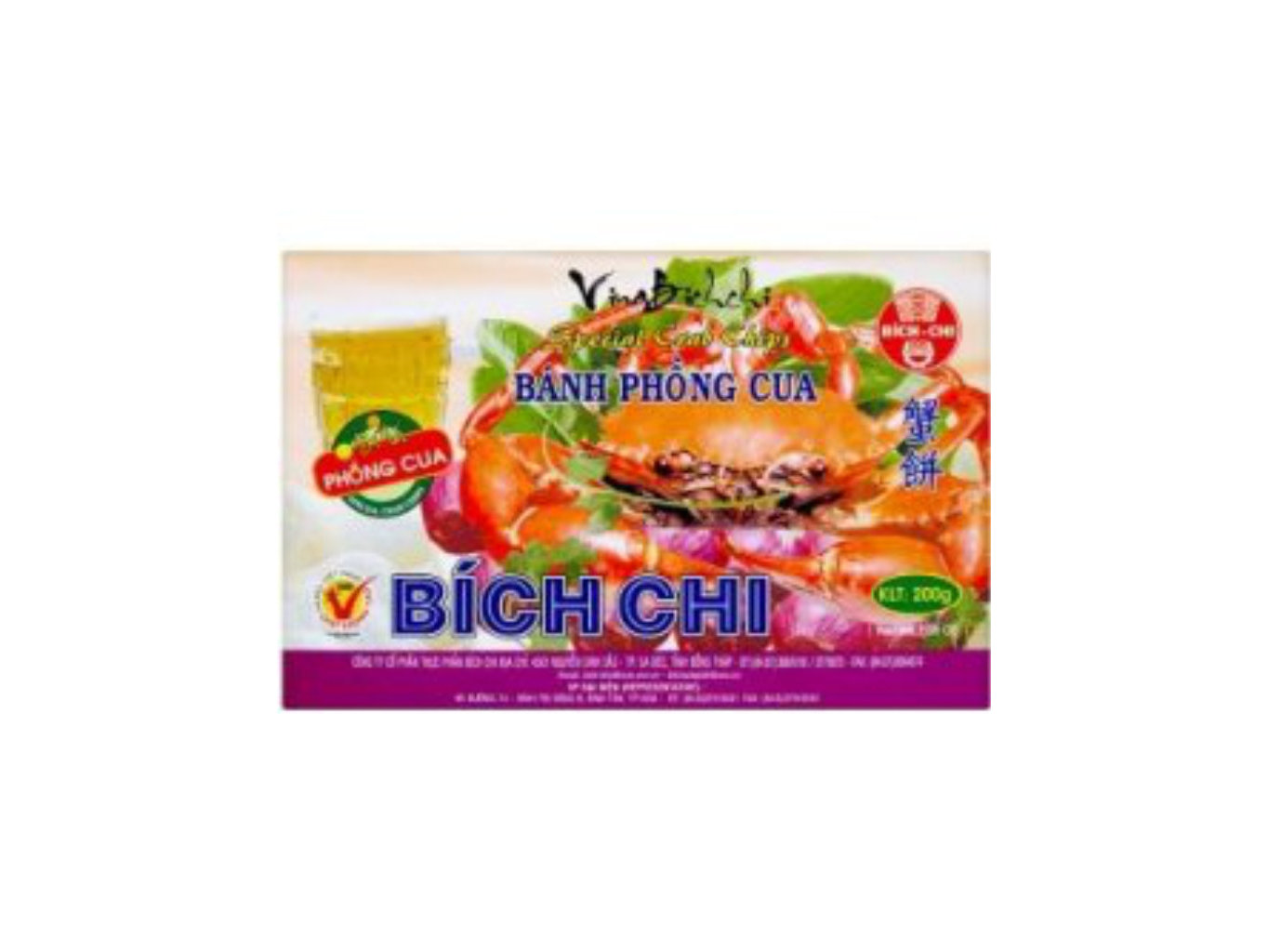 Bich Chi Krabí chipsy 200g