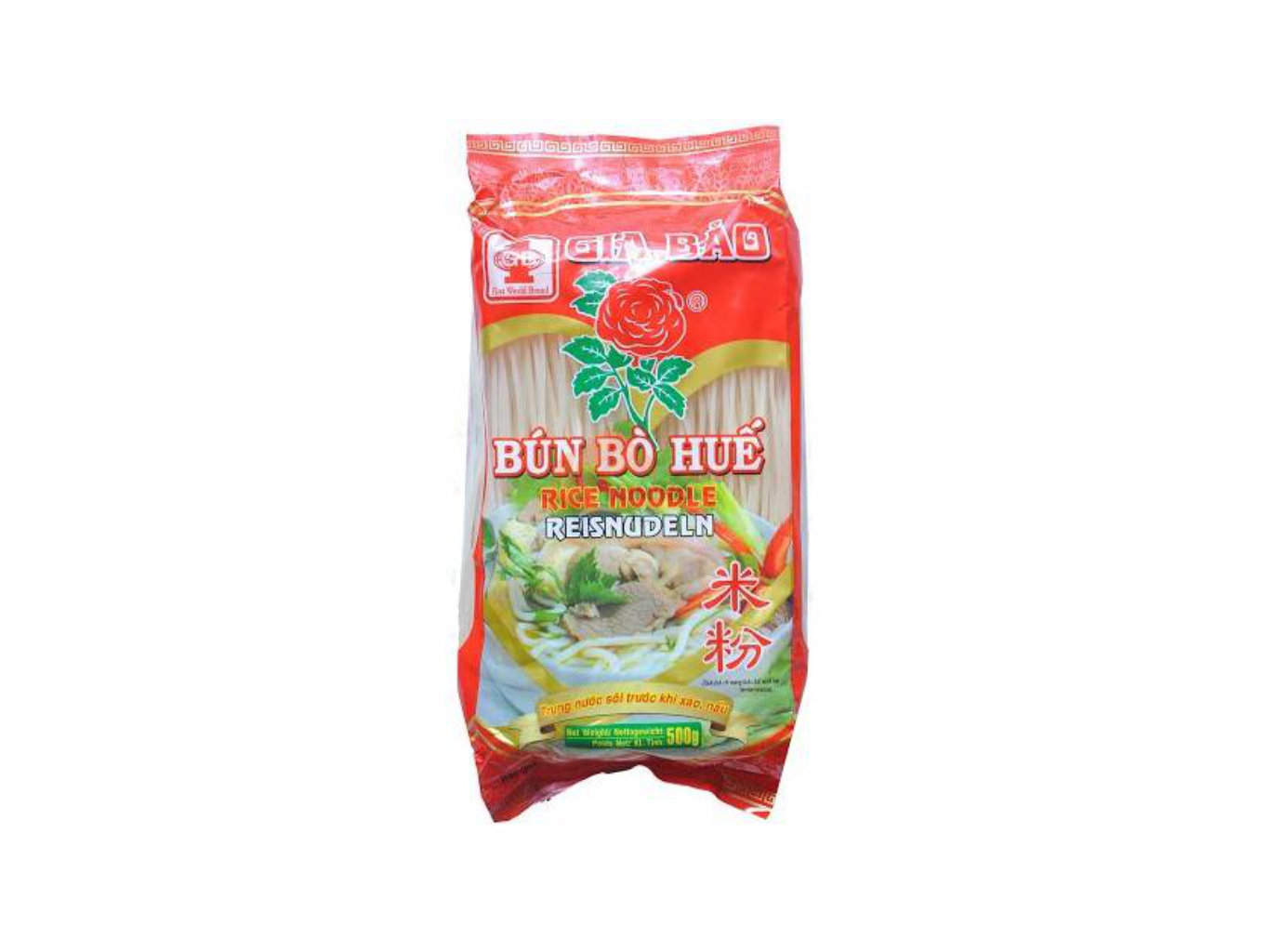 Gia Bao Rýžové nudle Bún Bo Hué 500g