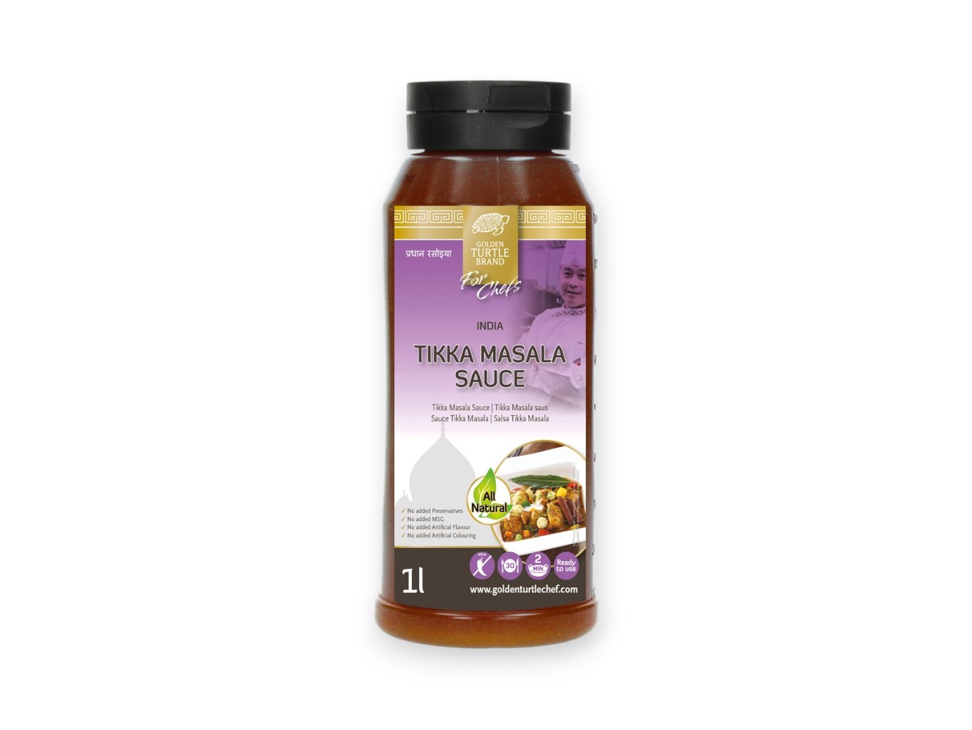Golden Turtle Chef Omáčka Tikka Masala 1l - Chef's Selection